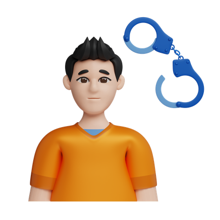 Criminoso  3D Icon