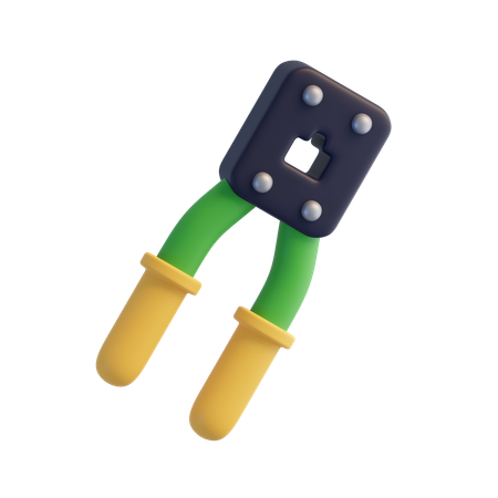 Crimping  3D Icon