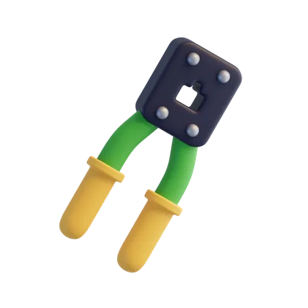 Crimping  3D Icon