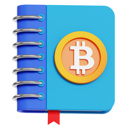 Libro criptográfico  3D Icon