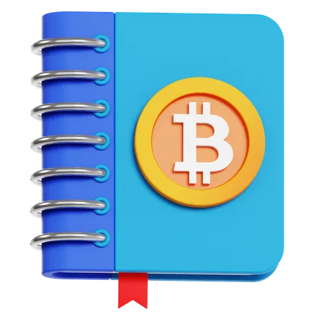 Libro criptográfico  3D Icon