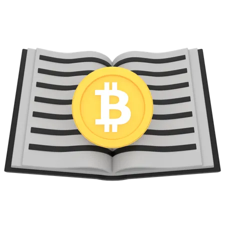 Libro criptográfico  3D Icon