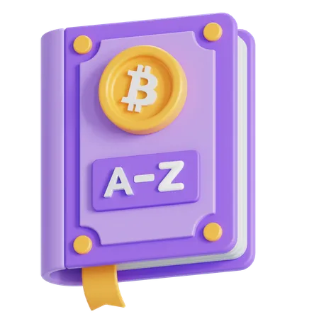 Livro criptográfico  3D Icon