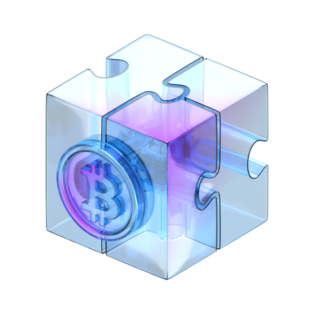 Rompecabezas criptográfico  3D Icon