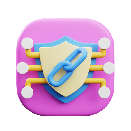 Seguridad criptográfica  3D Icon