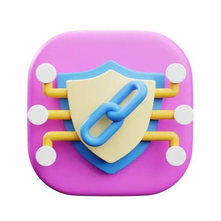 Seguridad criptográfica  3D Icon