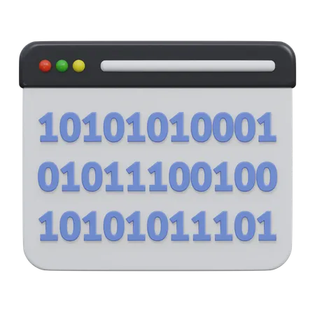 Criptografia de dados  3D Icon
