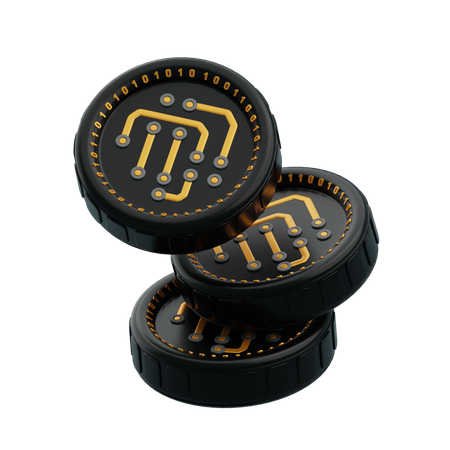 Criptomoeda  3D Icon