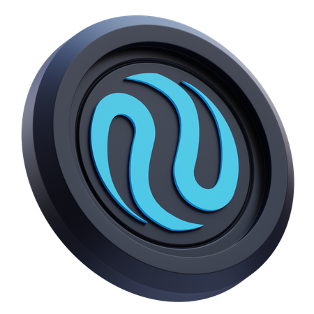 Criptomoeda Injetiva  3D Icon