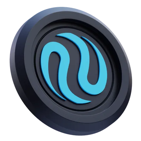 Criptomoeda Injetiva  3D Icon