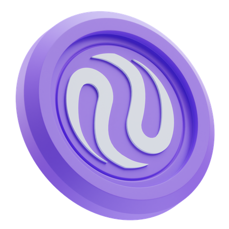 Criptomoeda Injetiva  3D Icon