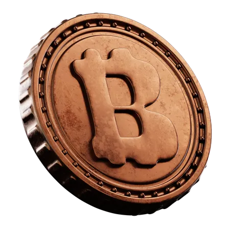 Moneda criptográfica  3D Icon