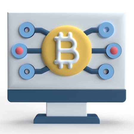 Criptomoneda  3D Icon