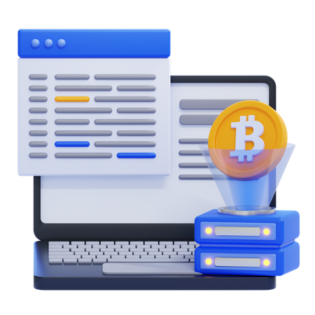 Criptomoneda  3D Icon