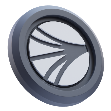 Criptomoneda sónica  3D Icon