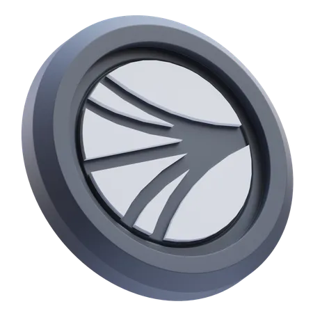 Criptomoneda sónica  3D Icon