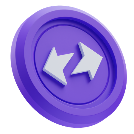 Criptomoneda zksync  3D Icon