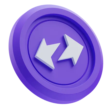 Criptomoneda zksync  3D Icon