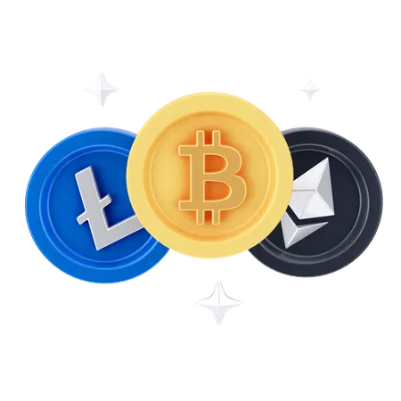 CRIPTOMONEDAS  3D Icon