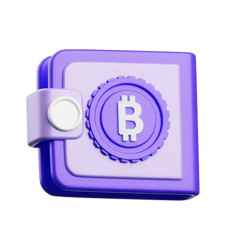 Monedero criptográfico  3D Icon