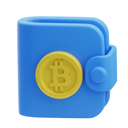 Monedero criptográfico  3D Icon