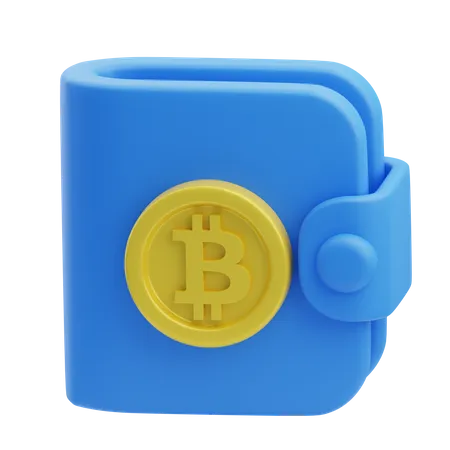 Monedero criptográfico  3D Icon