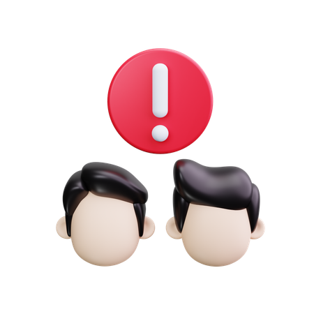 Crise de funcionários  3D Icon
