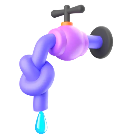 Crise d'eau  3D Icon