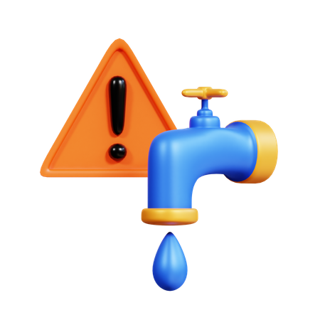 Crise d'eau  3D Icon