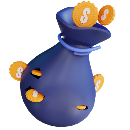 Crise financeira  3D Icon