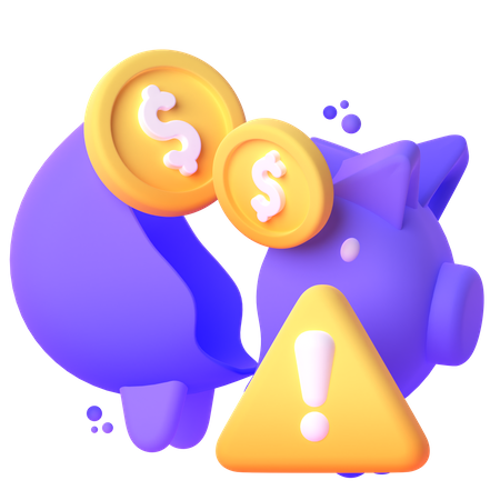 Crise financière  3D Icon