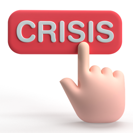 Crisis  3D Icon