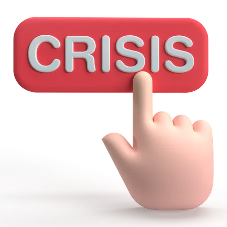 Crisis  3D Icon