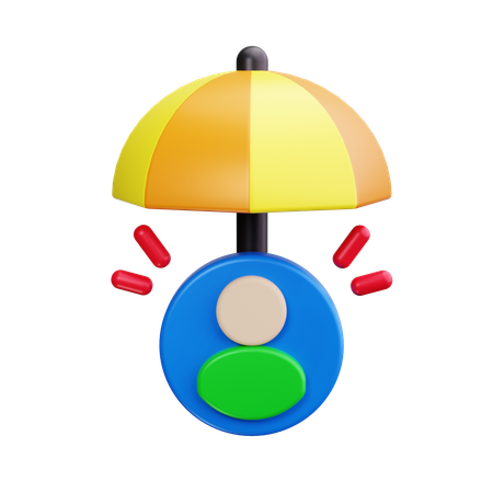 危機管理  3D Icon