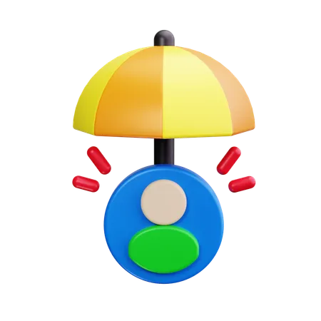 危機管理  3D Icon