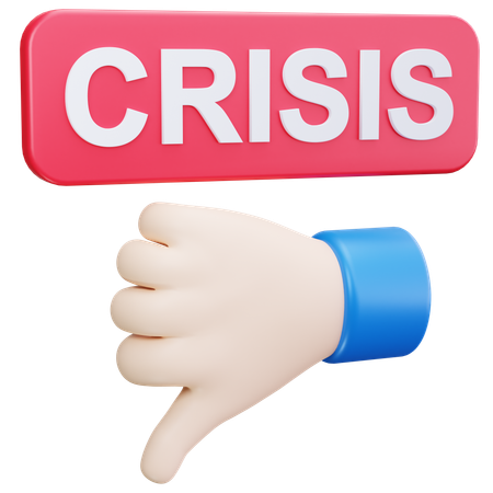 Crisis Vote  3D Icon