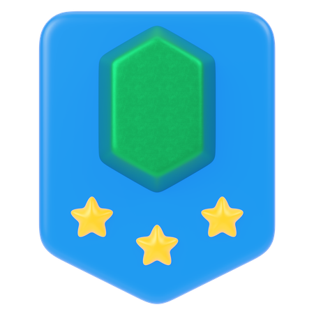 Insigne de cristal  3D Icon