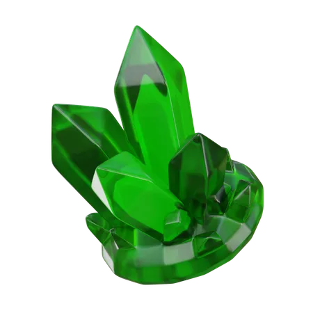 Cristal bruto  3D Icon