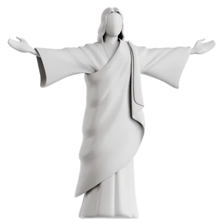 Cristo Redentor  3D Icon