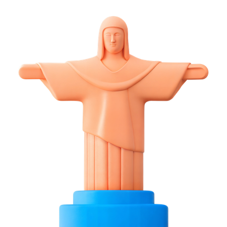 Cristo Redentor  3D Icon