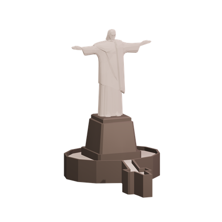 Cristo el Redentor  3D Icon