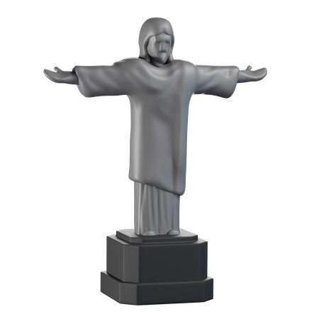 Cristo el Redentor  3D Illustration