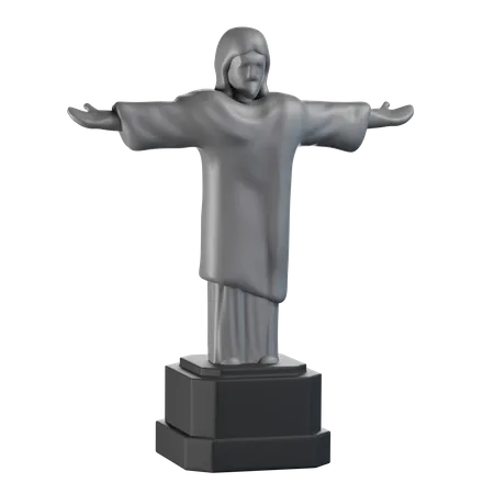 Cristo el Redentor  3D Illustration
