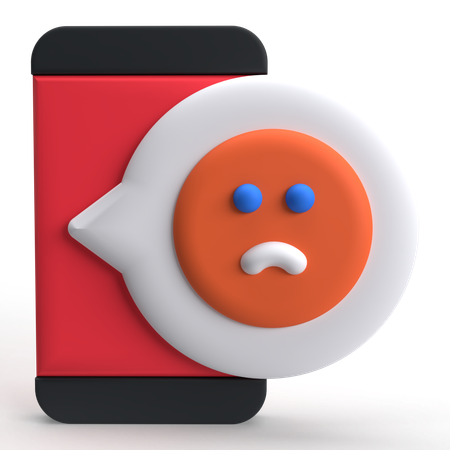 Crítica negativa  3D Icon