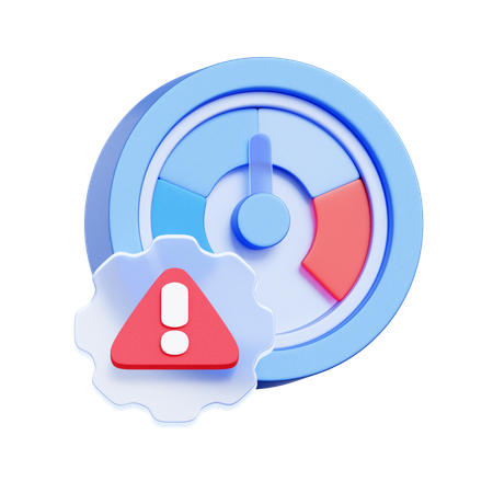 Critical Task Alert  3D Icon