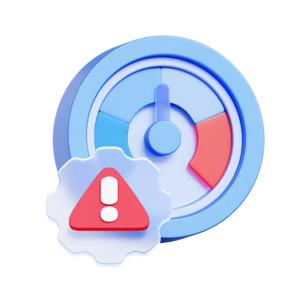 Critical Task Alert  3D Icon