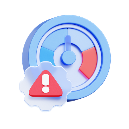 Critical Task Alert  3D Icon