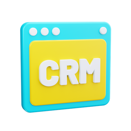 CRM  3D Icon