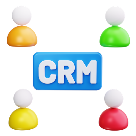 CRM  3D Icon