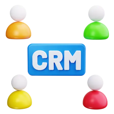 CRM  3D Icon